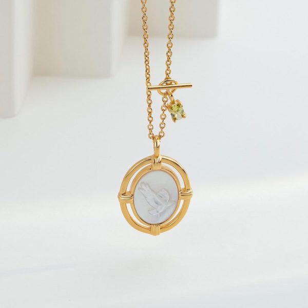 Mansfx Gold Mantra Necklace